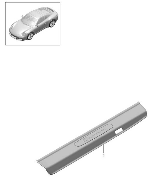 Diagram 807-055 Porsche 991 (911) MK2 2016-2019 Body