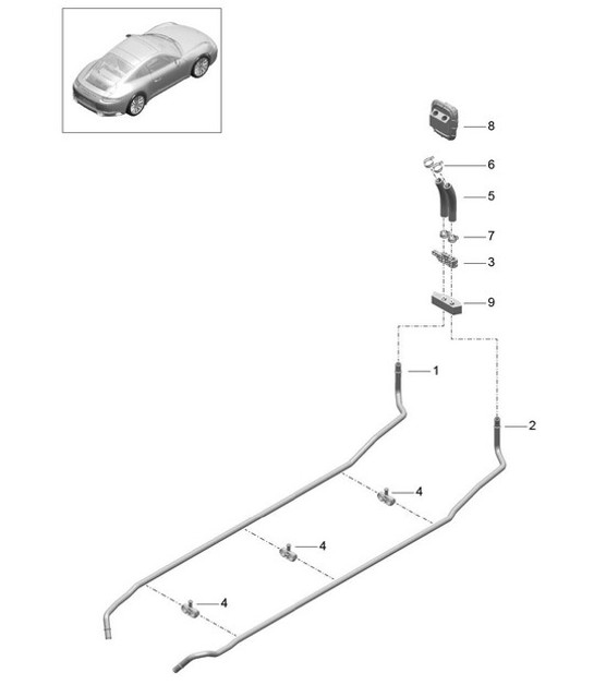 Diagram 813-050 Porsche 991 (911) MK2 2016-2019 Body