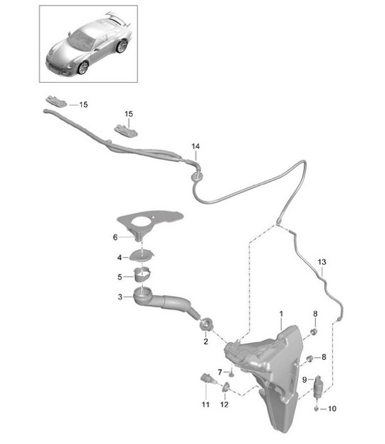 Diagram 904-010 Porsche 991 (911) MK1 2012-2016 Electrical equipment