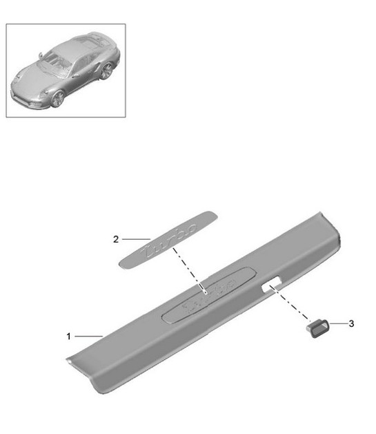 Diagram 807-055 Porsche 991 (911) MK1 2012-2016 Body