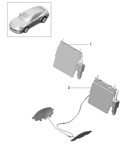 Diagram 817-029 Porsche 991 (911) MK2 2016-2019 Body