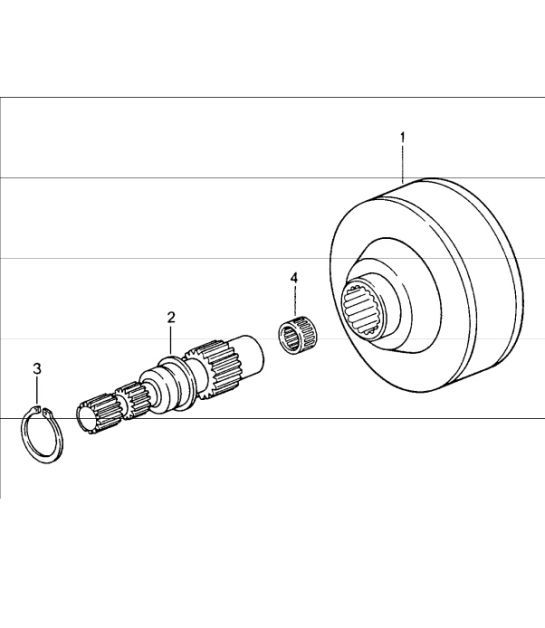 Diagram 305-10 Porsche 993 (911) (1994-1998) Transmission