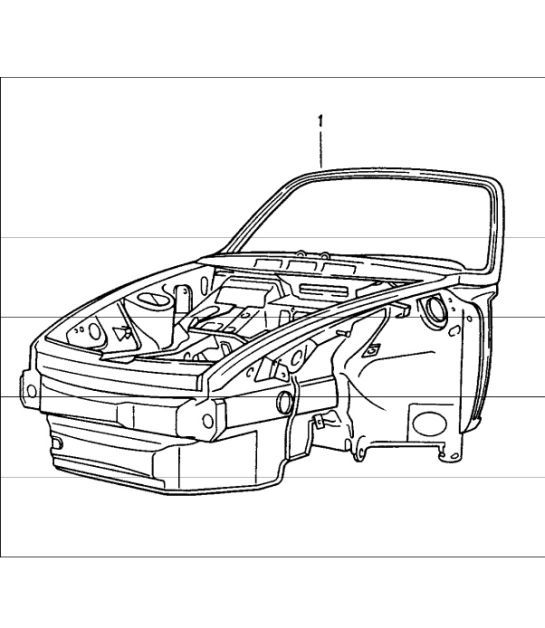 Diagram 801-05 Porsche 993 (911) (1994-1998) Body