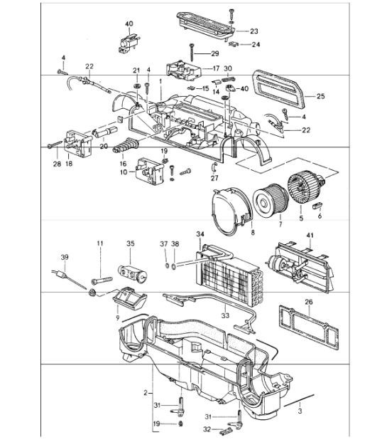 Diagram 813-05 Porsche 993 (911) (1994-1998) Body