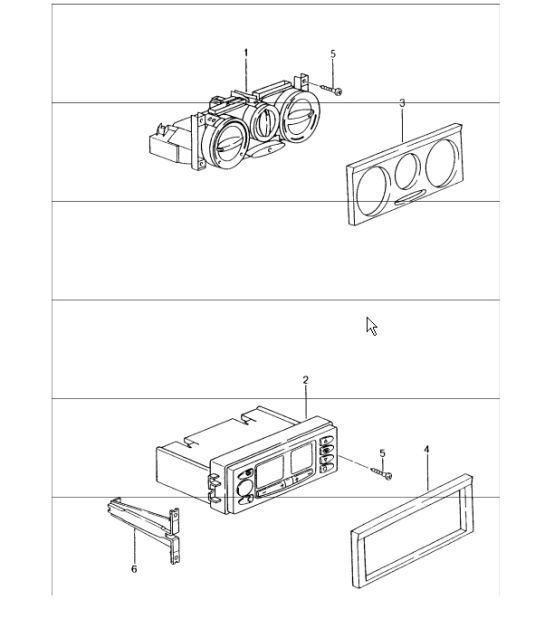 Diagram 813-45 Porsche 996 (911) (1997-2005) Body