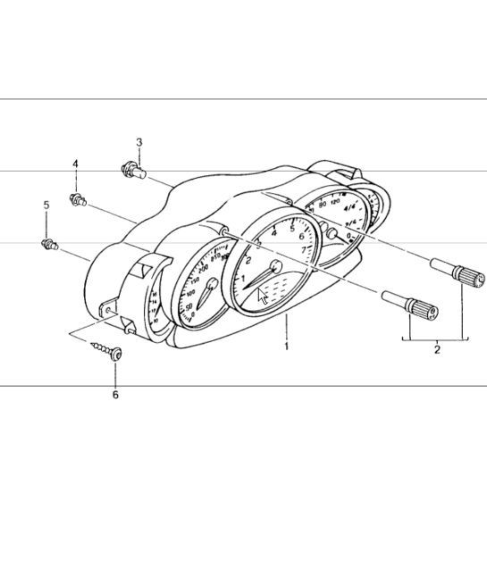 Diagram 906-01 Porsche 996 (911) (1997-2005) Electrical equipment