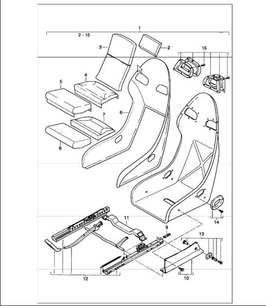 Diagram 817-95 Porsche 996 (911) (1997-2005) Body