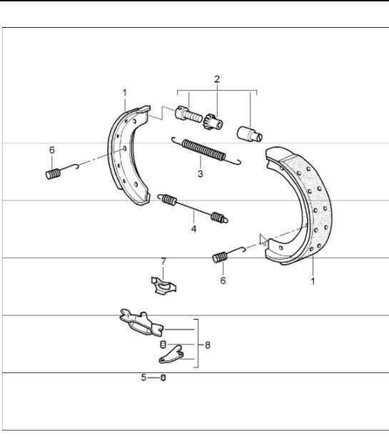 Diagram 603-05 Porsche 997 (911) MK1 2005-2008 Wheels, Brakes