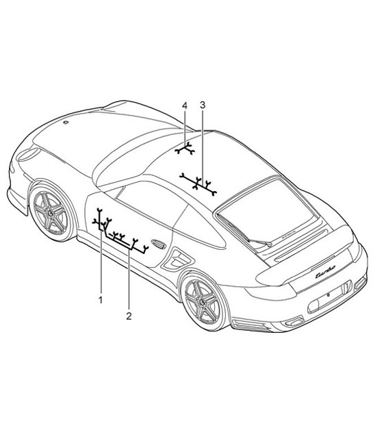 Diagram 902-015 Porsche 997 (911) MK2 2009-2012 Electrical equipment