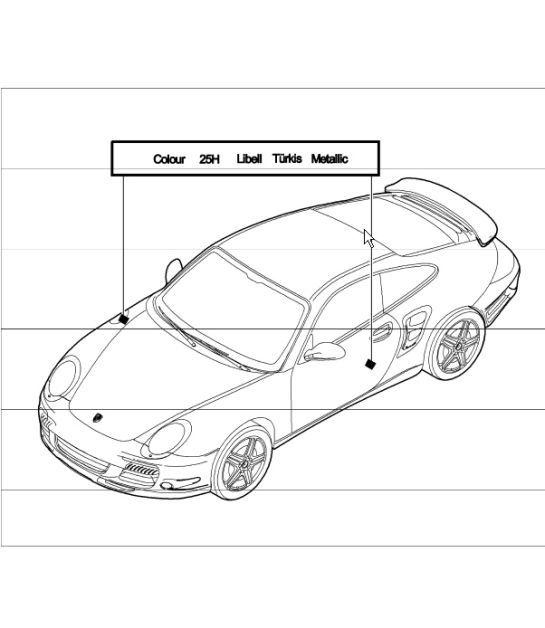 Diagram 004-00 Porsche 997 (911) MK1 2005-2008 Accessories & others 