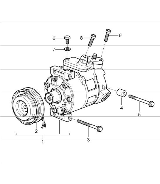 Diagram 813-15 Porsche 997 (911) MK1 2005-2008 Body