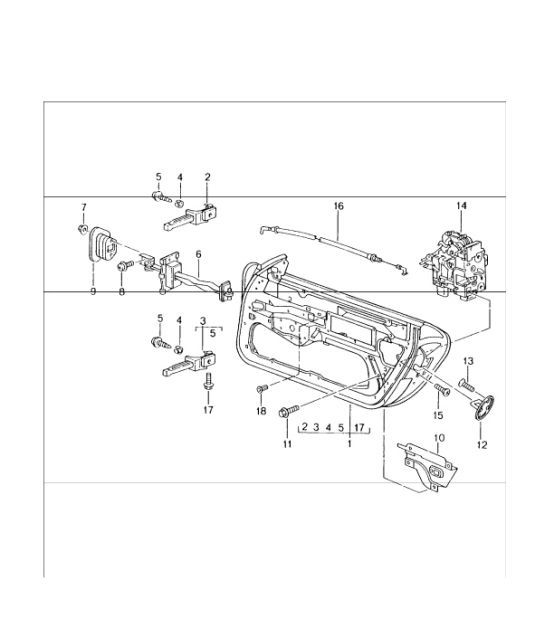 Diagram 804-00 Porsche 996 (911) (1997-2005) Body