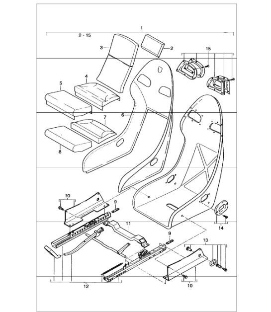 Diagram 817-90 Porsche 996 (911) (1997-2005) Body