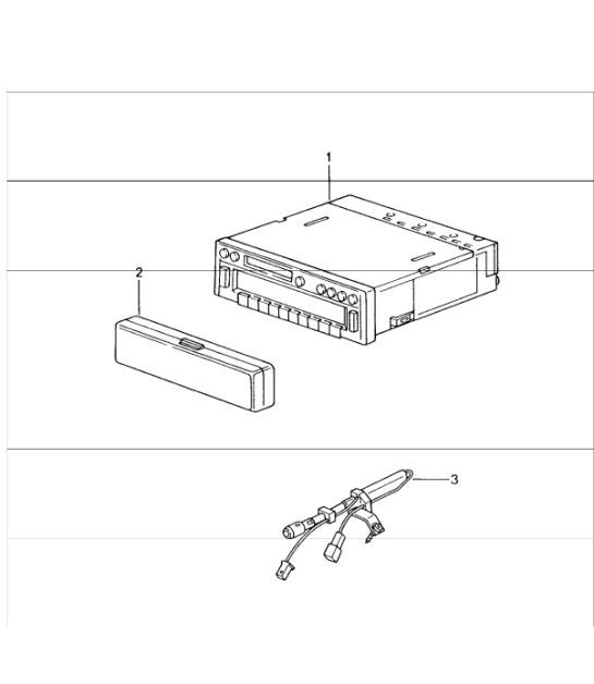 Diagram 911-00 Porsche 996 (911) (1997-2005) Electrical equipment