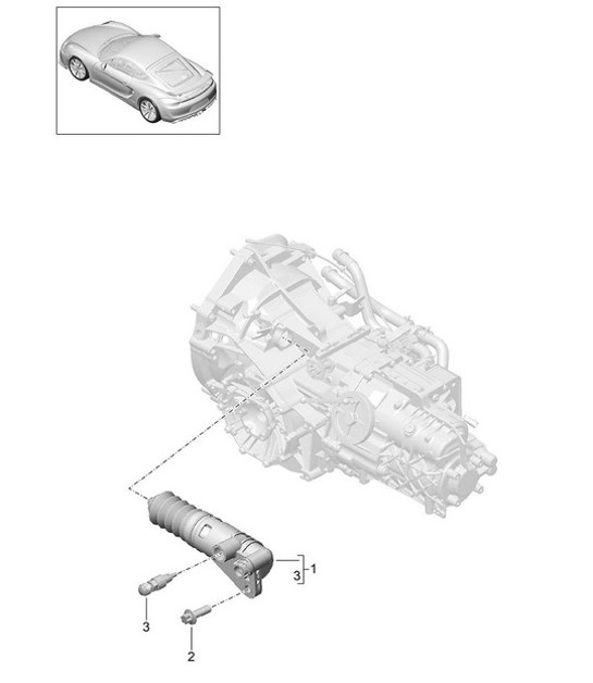 Diagram 301-005 Porsche Cayman 987C/981C (2005-2016) Transmission